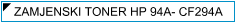 HP 94A / CF294A Zamjenski Toner - cijena - TONER OUTLET Zagreb