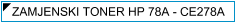 HP CE278A / 78A Zamjenski Toner - cijena - TONER OUTLET Zagreb