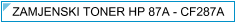 HP CF287A (87A) Zamjenski Toner - cijena - TONER OUTLET Zagreb