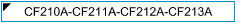 HP CF210A - HP CF211A - HP CF212A - HP CF213A Toner - cijena